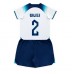 England Kyle Walker #2 Barnkläder Hemma matchtröja till baby VM 2022 Kortärmad (+ Korta byxor) Billigt